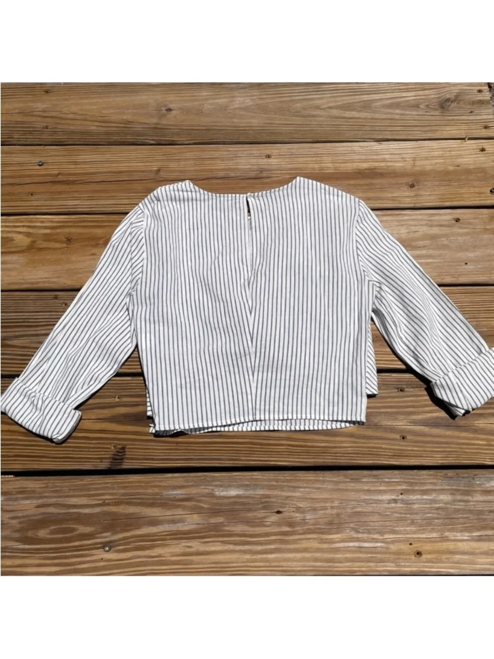 Zara Basic Collection Striped Top - Picture 3 of 6